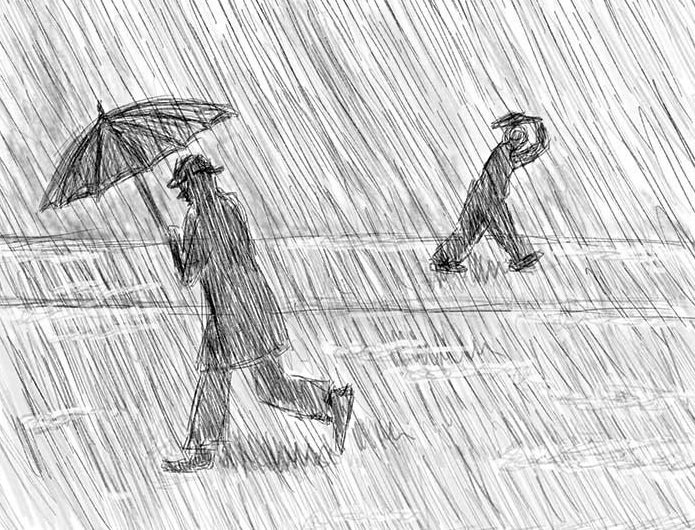 Методика «Человек под дождем» интерпретация