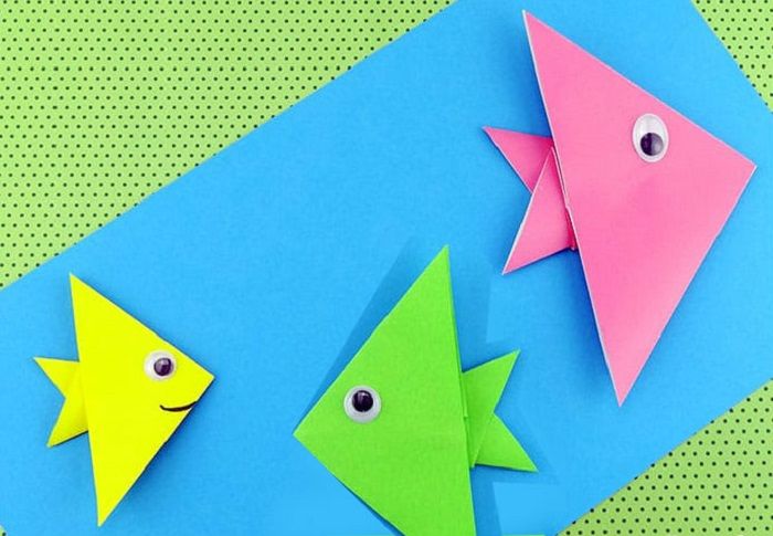 Оригами из бумаги для детей 3-4 лет простые