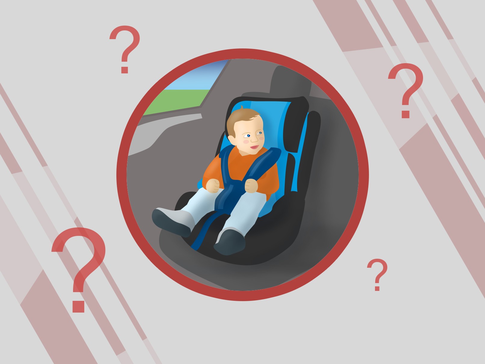 Правила перевозки детей в легковом автомобиле на заднем сидении